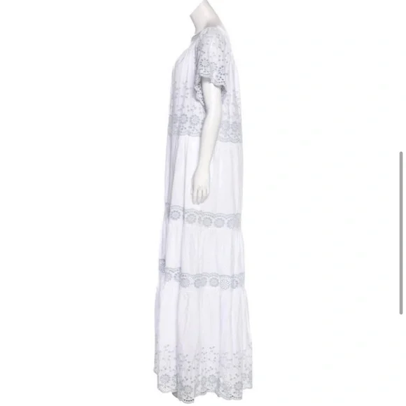 See by Chloe 530$ retail! on/off shoulder tiered maxidress, size 36 ( small) - Picture 3 of 10